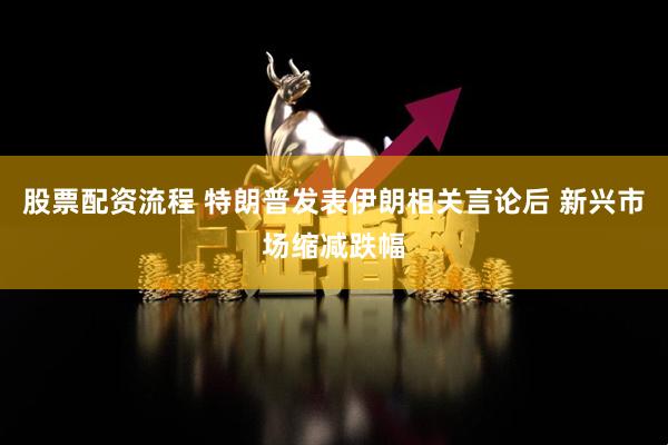 股票配资流程 特朗普发表伊朗相关言论后 新兴市场缩减跌幅